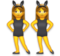 Women with Bunny Ears emoji on LG